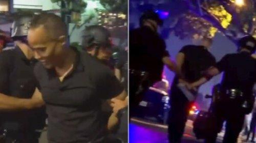 CNN记者洛杉矶直播中被警察扣押，左派媒体与暴徒界限模糊引发全国争议