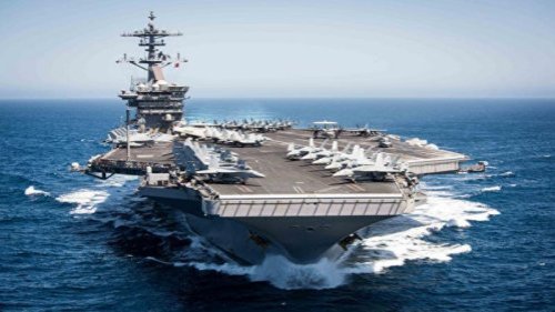 中共频繁派遣军机在南海上空飞行，挑衅美国航母战斗群，并入侵台湾西南防空识别区