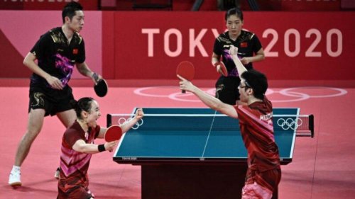 26日东京奥运的乒乓球混双决赛中，日本队以4比3战胜中国队。中共党媒央视却在比赛还没结束时，就自行发布“中国队获胜”的不实消息，闹出大丑闻。 