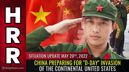 消息来源：中共准备D-Day入侵美国大陆，军队将在加利福尼亚的海滩登陆，拜登和纽森是中共的帮凶。 中共关闭上海和北京实际上是一个幌子，目的是让军方利用海港基础设施将军需品装入货船，为大规模的D-Day陆地入侵做准备。中共的入侵将中止中期选举，并使美国进入一个近乎即时的军事独裁状态，指挥者正是乔-拜登，这个冒牌的总司令。